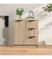 vidaXL Sideboard Sonoma Oak Engineered Wood