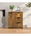 vidaXL Sideboard Smoked Oak Engineered Wood