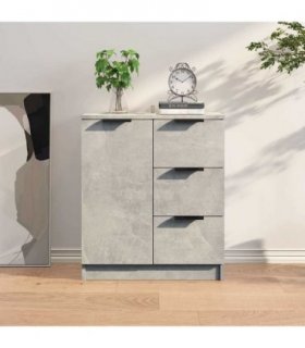 vidaXL Sideboard Concrete Grey Engineered Wood