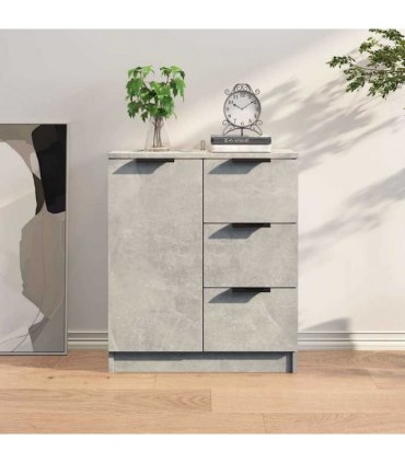 vidaXL Sideboard Concrete Grey Engineered Wood