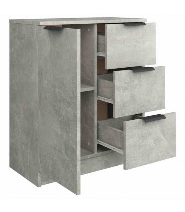vidaXL Sideboard Concrete Grey Engineered Wood