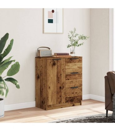 vidaXL Sideboard Old Wood 60x30x70 cm Engineered Wood — V0672029954