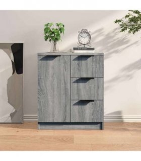 vidaXL Sideboard Grey Sonoma Engineered Wood