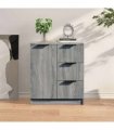 vidaXL Sideboard Grey Sonoma Engineered Wood