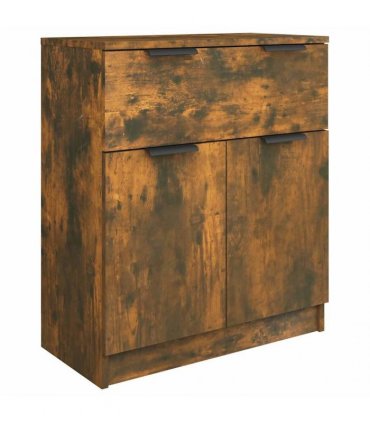 vidaXL Sideboard Smoked Oak 60x30x70 cm Engineered Wood — V0672029961