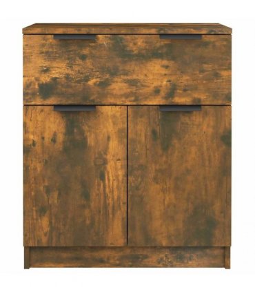 vidaXL Sideboard Smoked Oak 60x30x70 cm Engineered Wood — V0672029961