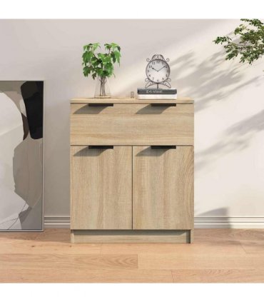 vidaXL Sideboard Sonoma Oak 60x30x70 cm Engineered Wood — V0672029964