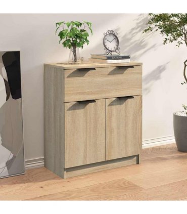 vidaXL Sideboard Sonoma Oak 60x30x70 cm Engineered Wood — V0672029964