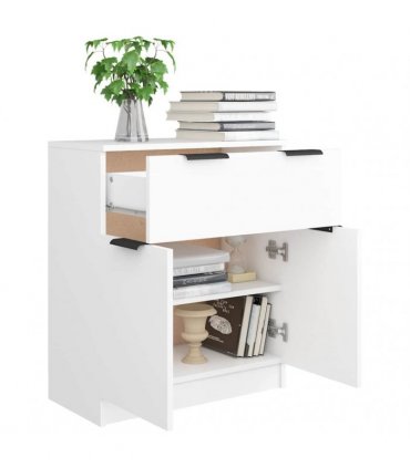 vidaXL Sideboard White 60x30x70 cm Engineered Wood — V0672029967