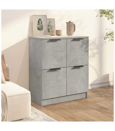 vidaXL Sideboard Concrete Grey 60x30x70 cm Engineered Wood — V0672029968