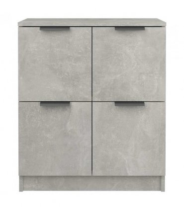 vidaXL Sideboard Concrete Grey 60x30x70 cm Engineered Wood — V0672029968