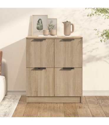 vidaXL Sideboard Sonoma Oak 60x30x70 cm Engineered Wood — V0672029971