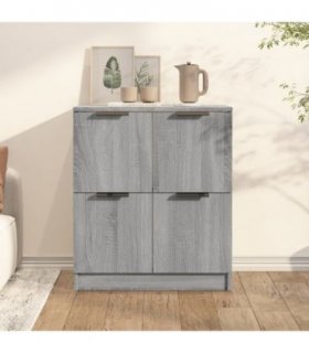 vidaXL Sideboard Grey Sonoma 60x30x70 cm Engineered Wood — V0672029972