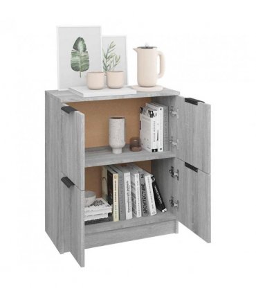 vidaXL Sideboard Grey Sonoma 60x30x70 cm Engineered Wood — V0672029972