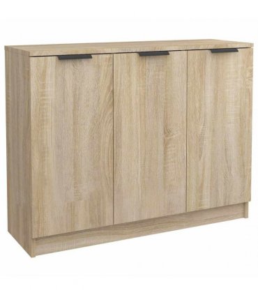 vidaXL Sideboard Sonoma Oak 90.5x30x70 cm Engineered Wood