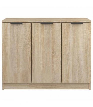 vidaXL Sideboard Sonoma Oak 90.5x30x70 cm Engineered Wood
