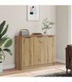 vidaXL Sideboard Artisan Oak 90.5x30x70 cm Engineered Wood