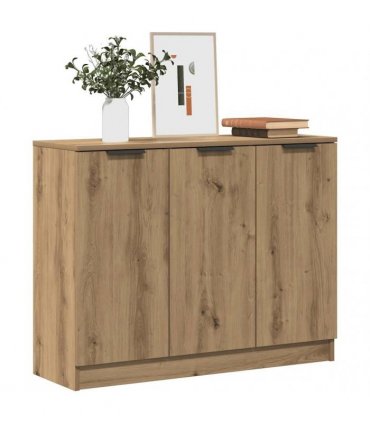vidaXL Sideboard Artisan Oak 90.5x30x70 cm Engineered Wood