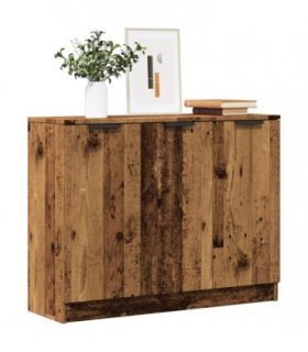 vidaXL Sideboard Old Wood 90.5x30x70 cm Engineered Wood