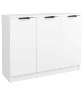 vidaXL Sideboard White 90.5x30x70 cm Engineered Wood