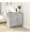 vidaXL Sideboard Concrete Grey 80x40x75 cm Engineered Wood