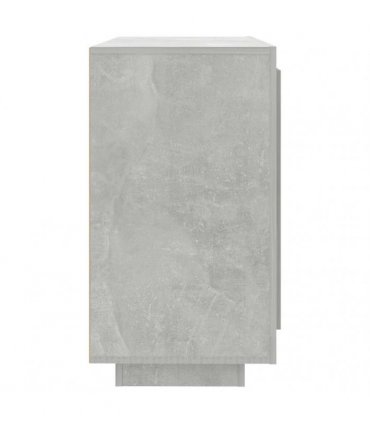 vidaXL Sideboard Concrete Grey 80x40x75 cm Engineered Wood