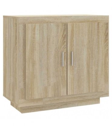 vidaXL Sideboard Sonoma Oak 80x40x75 cm Engineered Wood
