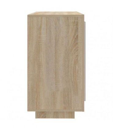 vidaXL Sideboard Sonoma Oak 80x40x75 cm Engineered Wood