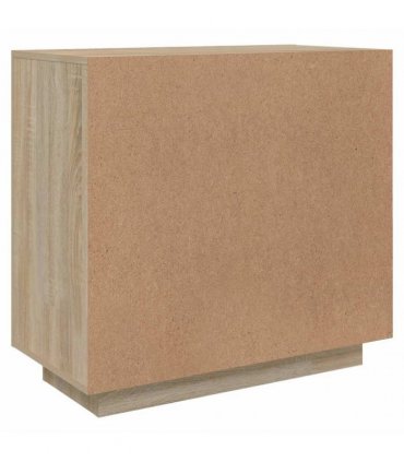 vidaXL Sideboard Sonoma Oak 80x40x75 cm Engineered Wood