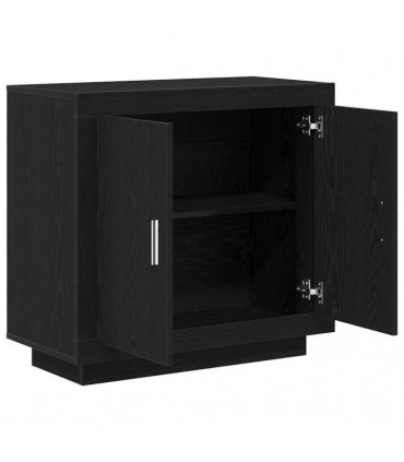 vidaXL Sideboard Black Oak 80 x 40 x 75 cm Engineered Wood