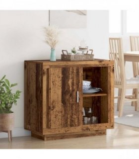 vidaXL Sideboard Old Wood 80 x 40 x 75 cm Engineered Wood