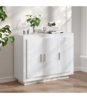 vidaXL Sideboard White 92x35x75 cm Engineered Wood