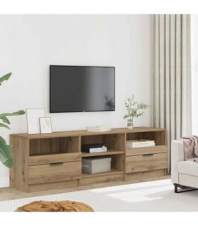 vidaXL TV Cabinet Artisan Oak 150x33.5x45 cm Engineered Wood