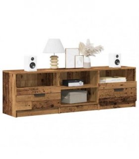 vidaXL TV Cabinet Old Wood 150x33.5x45 cm Engineered Wood