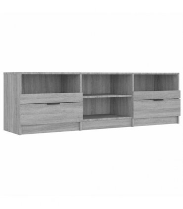 vidaXL TV Cabinet Grey Sonoma 150x33.5x45 cm Engineered Wood