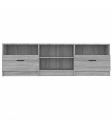 vidaXL TV Cabinet Grey Sonoma 150x33.5x45 cm Engineered Wood