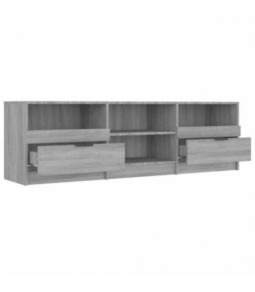 vidaXL TV Cabinet Grey Sonoma 150x33.5x45 cm Engineered Wood