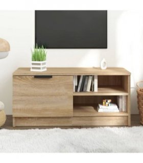 vidaXL TV Cabinet Sonoma Oak 80x35x36.5 cm Engineered Wood
