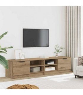vidaXL TV Cabinets 2 pcs Artisan Oak 80x35x36.5 cm Engineered Wood
