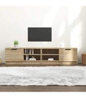 vidaXL TV Cabinets 2 pcs Sonoma Oak 80x35x36.5 cm Engineered Wood