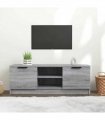 vidaXL TV Cabinet Grey Sonoma 102x35x36.5 cm Engineered Wood