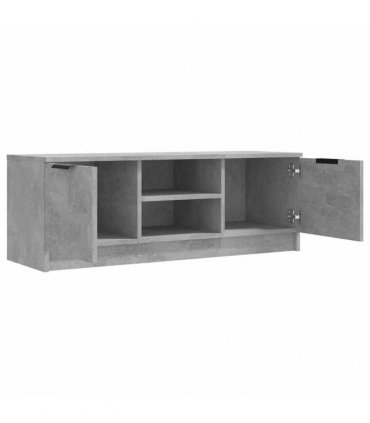 vidaXL TV Cabinet Concrete Grey 102x35x36.5 cm Engineered Wood