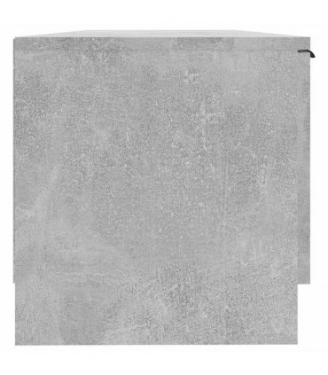 vidaXL TV Cabinet Concrete Grey 102x35x36.5 cm Engineered Wood
