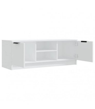 vidaXL TV Cabinet White 102x35x36.5 cm Engineered Wood