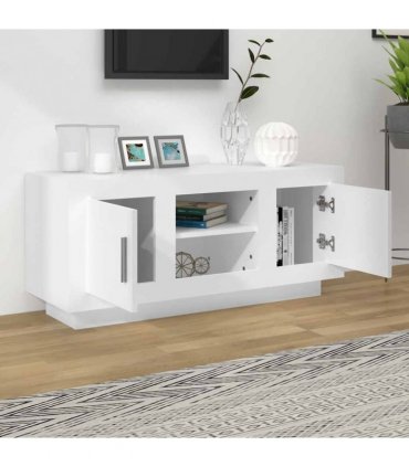 vidaXL TV Cabinet White 102x35x45 cm Engineered Wood