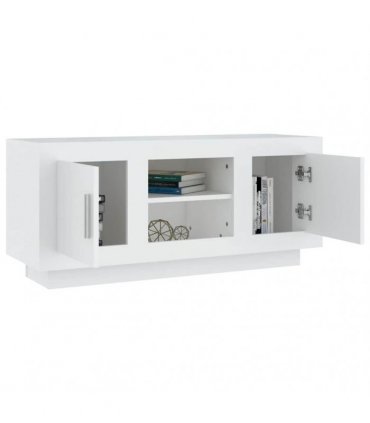 vidaXL TV Cabinet White 102x35x45 cm Engineered Wood