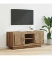 vidaXL TV Cabinet Artisan Oak 102 x 35 x 45 cm Engineered Wood