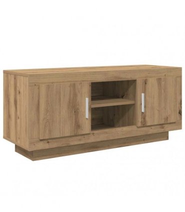 vidaXL TV Cabinet Artisan Oak 102 x 35 x 45 cm Engineered Wood