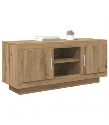 vidaXL TV Cabinet Artisan Oak 102 x 35 x 45 cm Engineered Wood