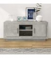 vidaXL TV Cabinet Concrete Grey 102x35x45 cm Engineered Wood
